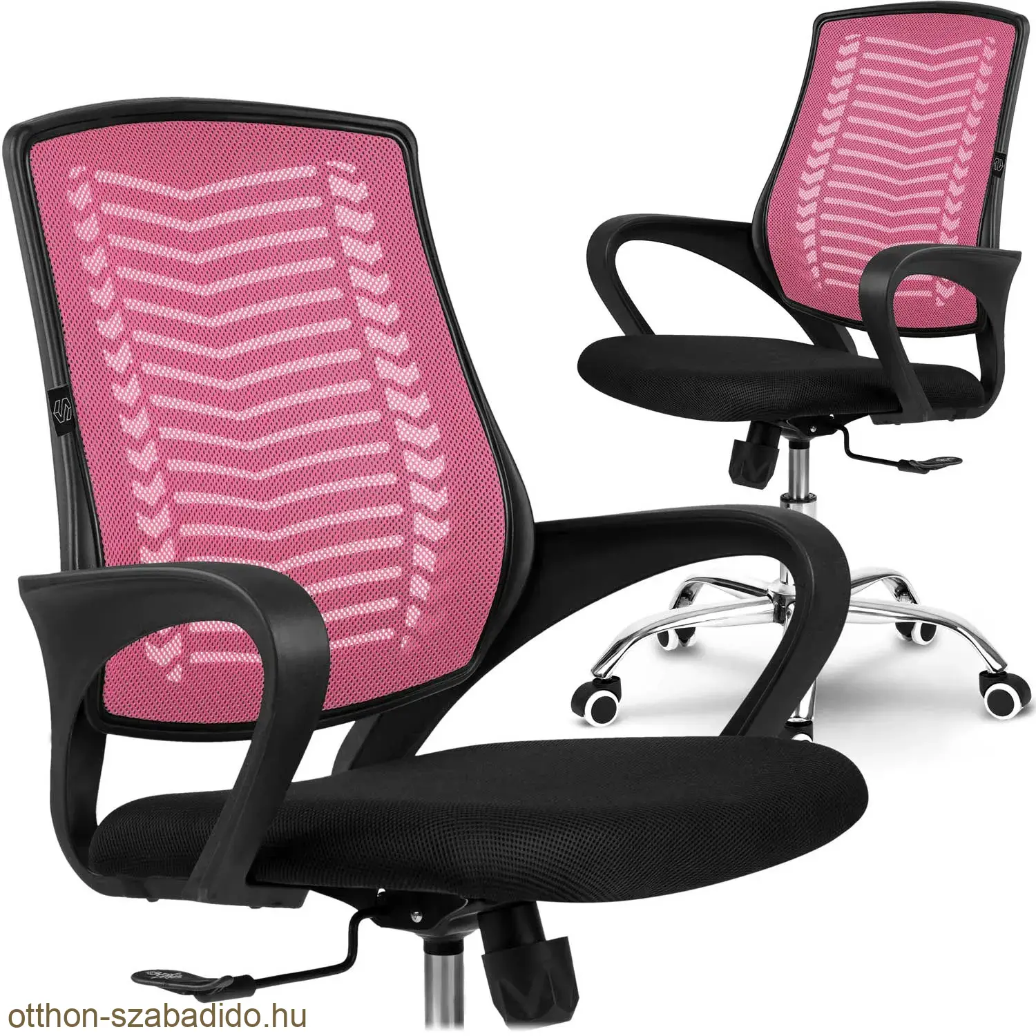 SOFOTEL mikrohálós irodai szék Denar rózsaszín