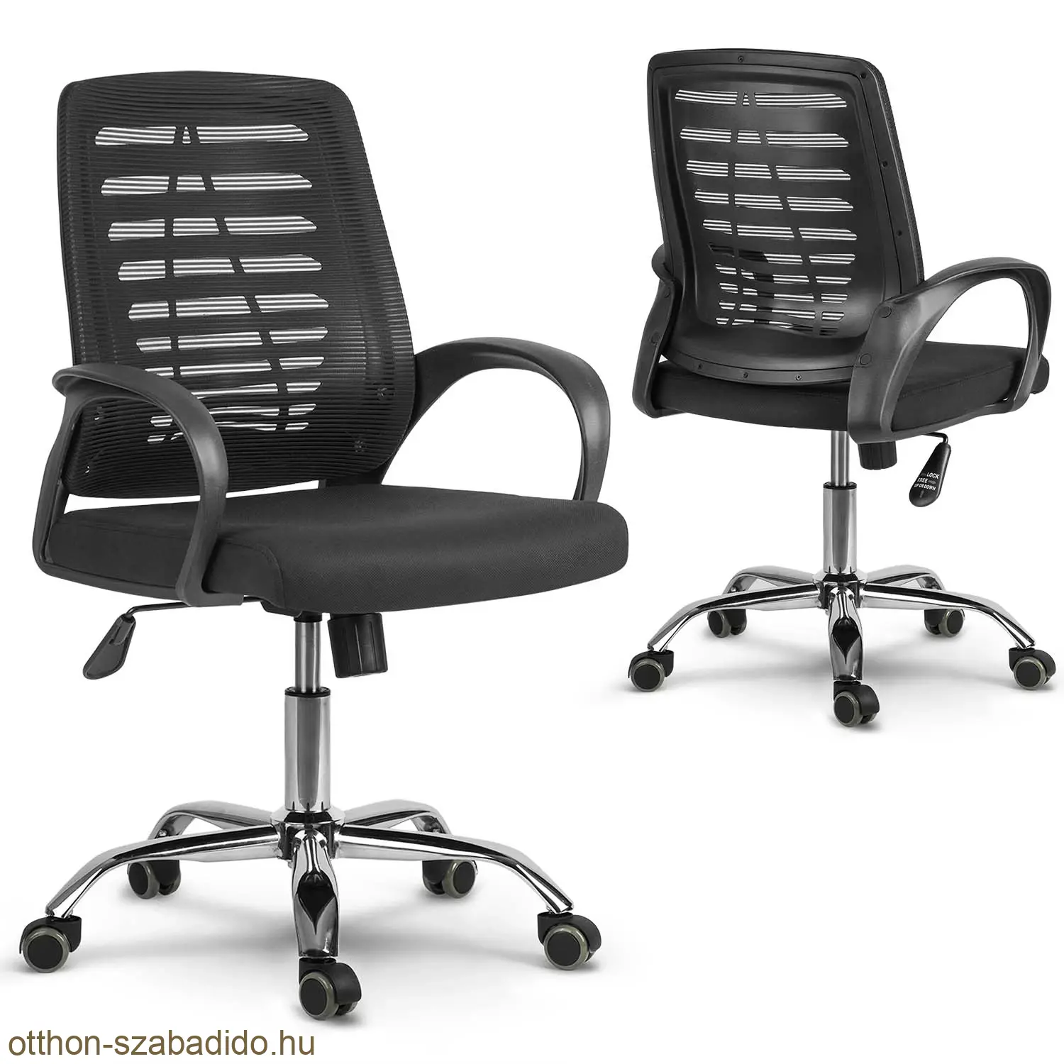 SOFOTEL mikrohálós irodai szék Hunza fekete