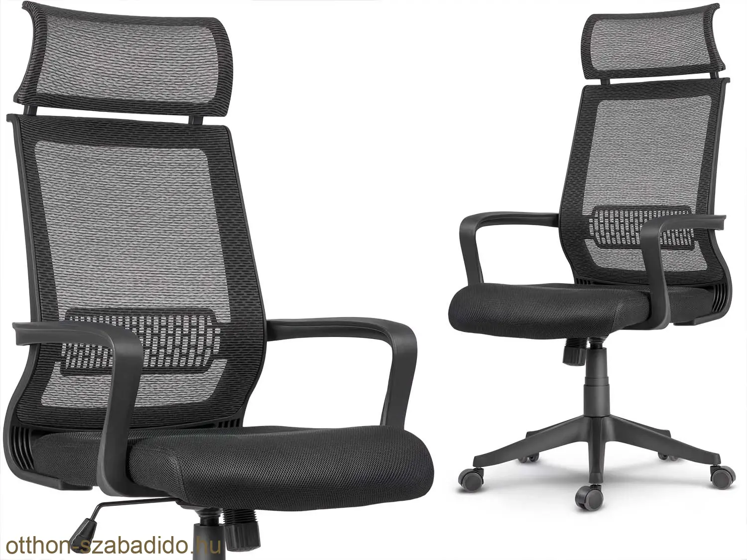 SOFOTEL mikrohálós irodai szék Nosberg - TILT mechanizmus, fekete