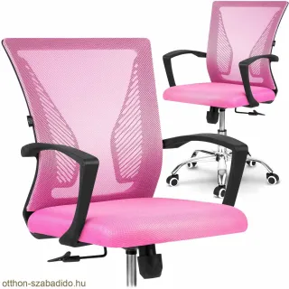 SOFOTEL mikrohálós irodai szék Gontia rózsaszín