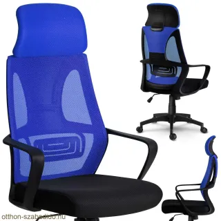 SOFOTEL mikrohálós irodai szék Prágai - kék