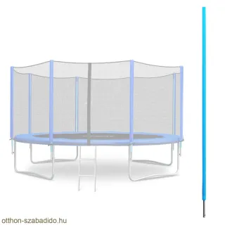 Neo-Sport trambulin felső rúd, külső hálóval szerelthez,252 - 465 cm, kék
