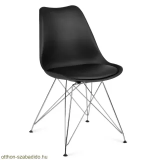 SOFOTEL modern skandináv stílusú szék, Kapra - fekete