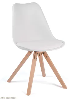 SOFOTEL modern skandináv stílusú műbőr szék, Verde fehér